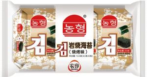 13.5g Nong Heng Crispy Instant BBQ Flavor Seaweed Snacks Foods in HACCP